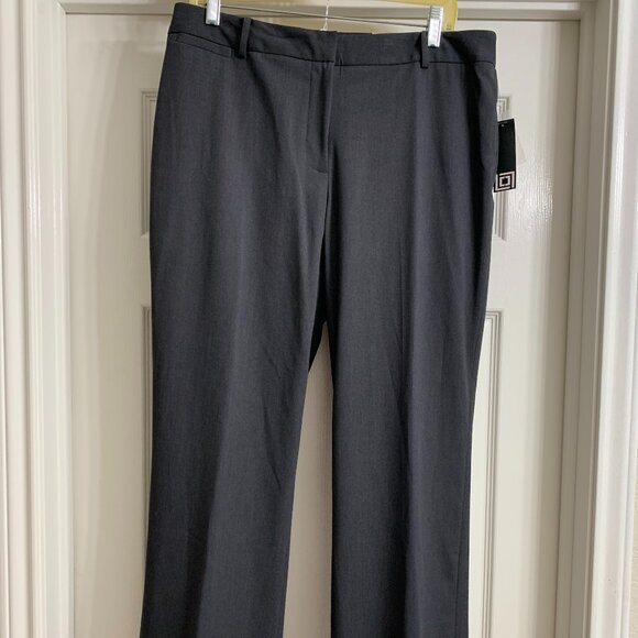 Liz Claiborne Charcoal Heather Dress Pants, Size 12, NWT - Picture 3 of 8